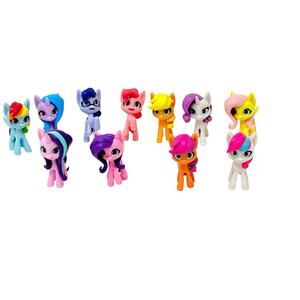My Little Pony Mini Figure Lot Of 11 1.5" Rainbow Dash Pinkie Pie Toycore Kawaii